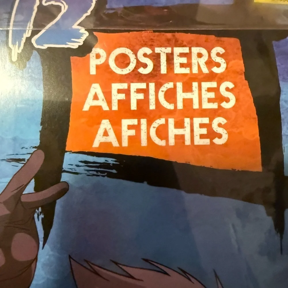 Naruto Shippuden poster and sticker books set